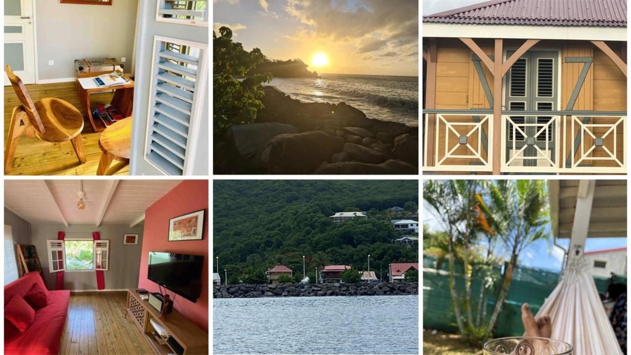 Habitation Baliache - Maison créole avec jardin privatif, plage à 200m Deshaies Esterno foto